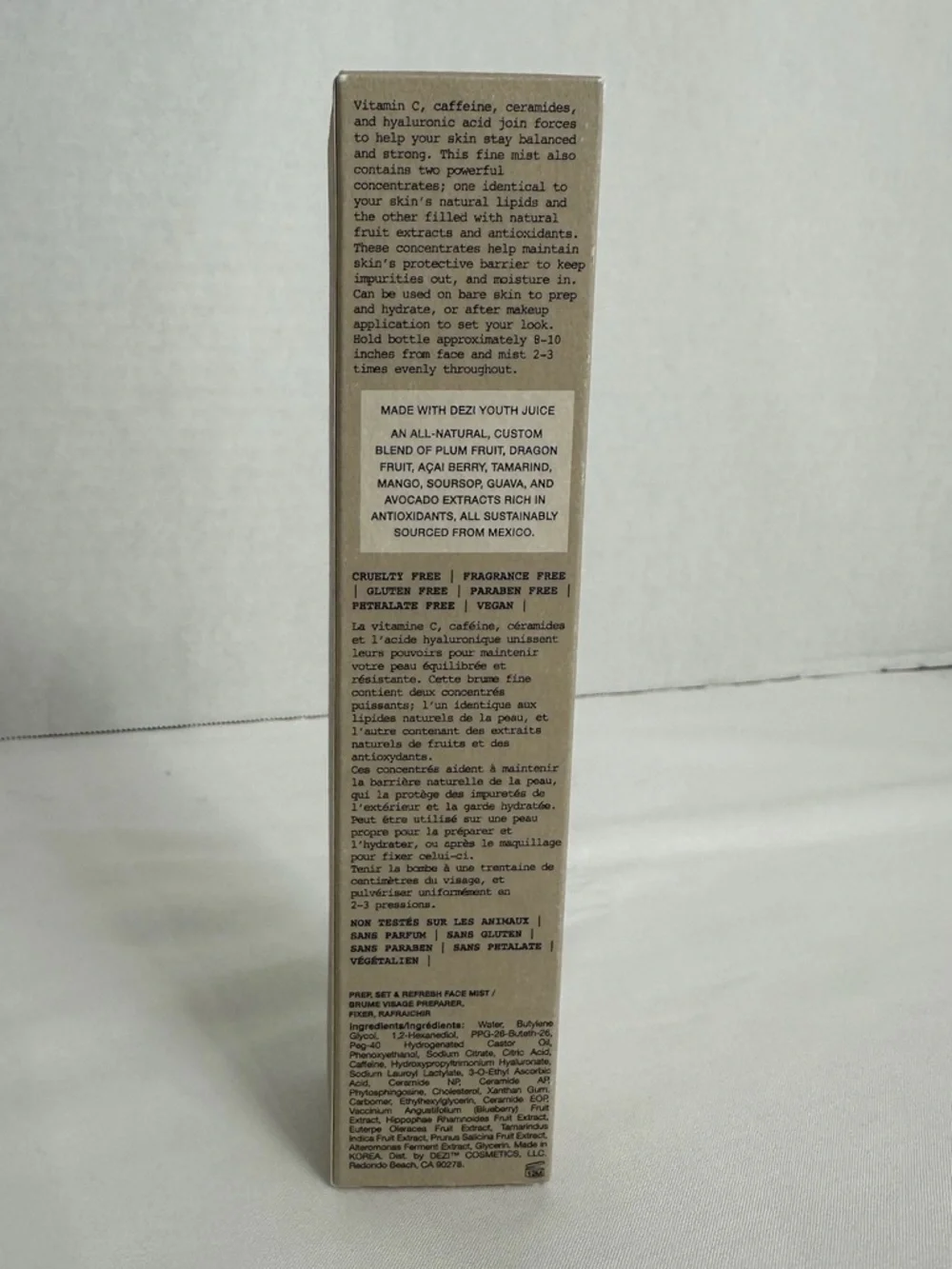 DEZI Skin Dew Me Over Face Mist 120ml Prep Set Refresh Skincare Spray Quiet Lux